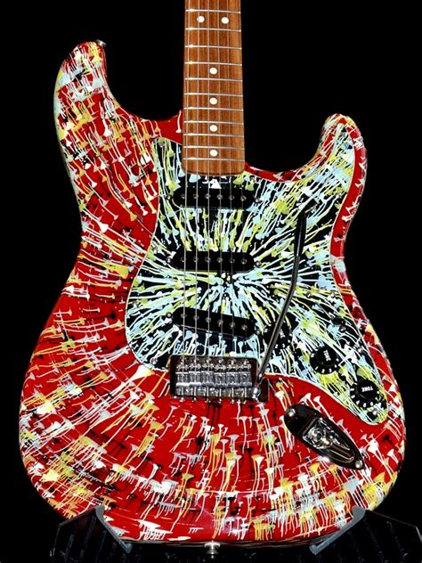 fender splatter stratocaster.